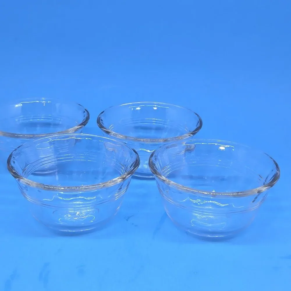 Vintage pyrex Custard Cups  #463 Set of 4 (6 oz)